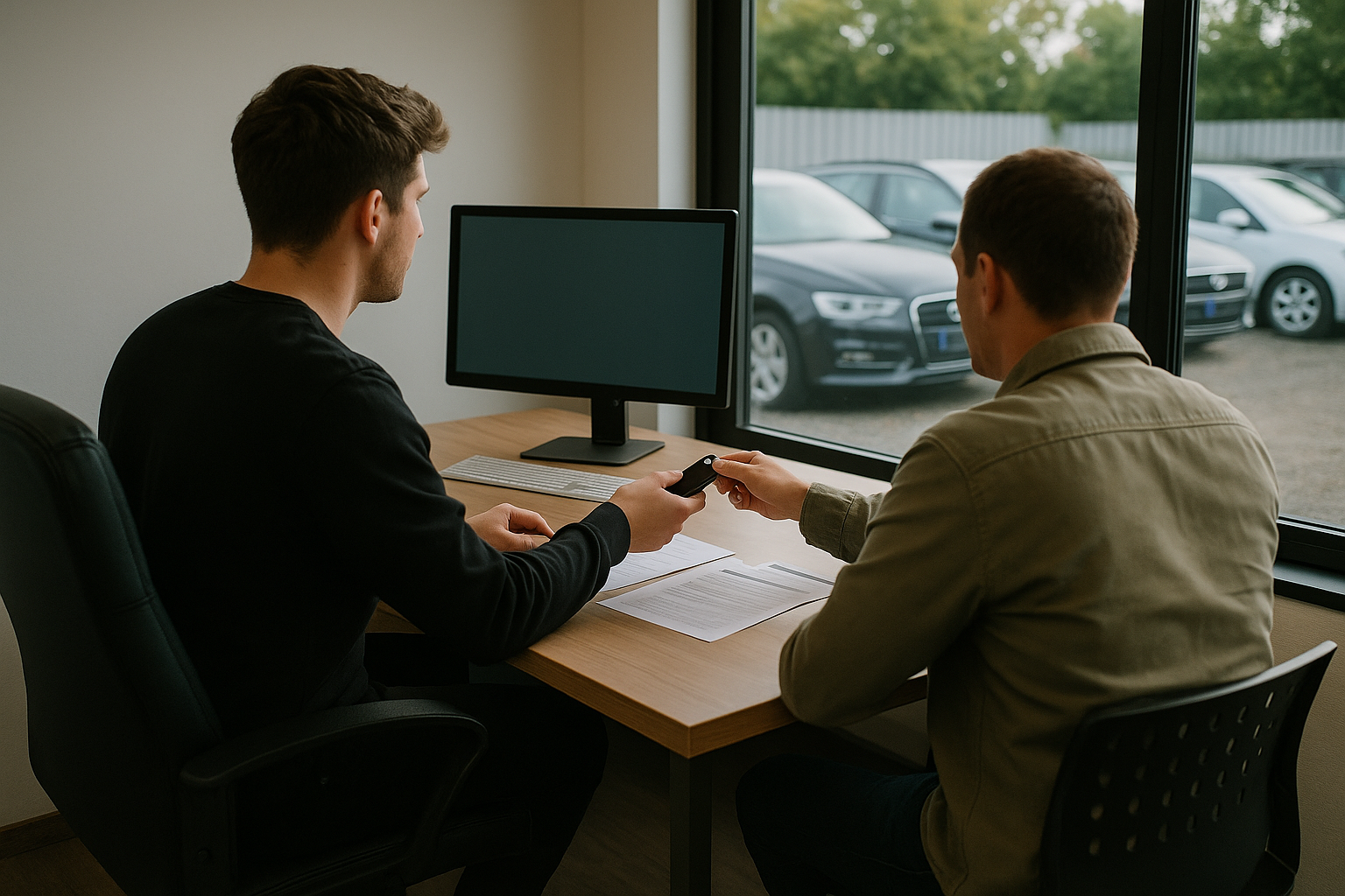 Büro – An- & Verkauf auf dem Autoplatz